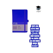 9x14 Cm Mini Not Defteri Çizgili Sert Kapak 96 Sayfa 80 Gr Krem Renk Kağıt Çok Renkli