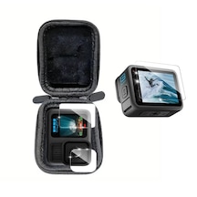 Gopro Hero 13, 12, 11 Ve 10 Taşıma Çantası Ve Ekran Koruyucu Seti