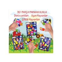 3 Set - 30 Parça Tox Deniz Canlıları. Çiftlik Ve Uçan Hayvanlar