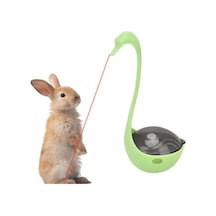 Büro Ev Evcil Hayvanı İçin Kuğu Motif Lazerli Işıklı Kedi Oyuncağı