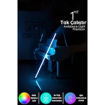 Rgb Led Strip Tube Light Led Işık Uzaktan Kumandalı Işık Lamba Ampül Aydınlatma Renkli Ltube5