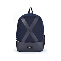 Sisley Okul Sırt Çantası Unisex Çok Gözlü Günlük Seyahat Sırt Çantası Lacivert
