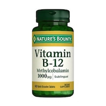 Nature's Bounty Vitamin B12 ( Methylcobalamin ) 1000 Mcg 60 Dilal
