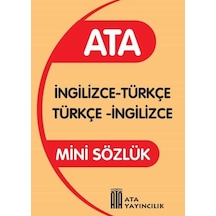 Ata Yayıncılık Mini İngilizce Sözlük (Plastik Kapak)
