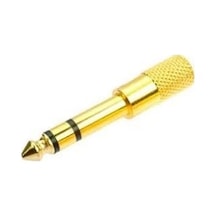 5844 6.3 Mm Erkek To 3.5 Mm Dişi Çevirici Dönüştürücü Jack Adaptörü