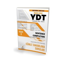 YDT İngilizce Sentence Completion Issue 3 - Burak Yaşar - Pelikan Yayınları
