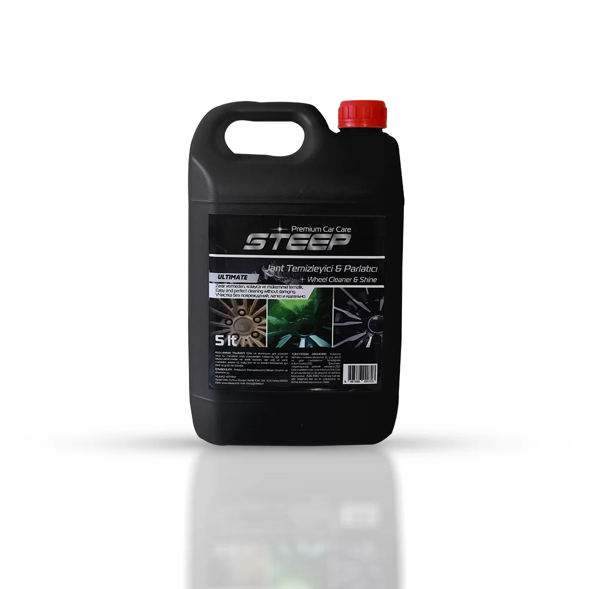 Steep Ultimate Jant Temizleyici Ve Parlatıcı Neon 5 Lt
