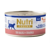Nutri Feline Ton Balıklı Ve Somonlu Tahılsız Kedi Konservesi 70 Gr