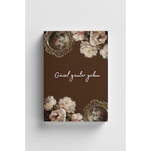 Vintage Serisi 8 Güzel Günler Yakın Bullet Journal A5 Noktalı Defter Çok Renkli