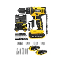 Steiner Sta 58 V 5 Ah Darbeli Çift Akülü Vidalama Sarı + 24 Parça Set