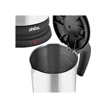 Büro Ev Ofis Arabası İçin Araç İçi Paslanmaz Çelik Oto Su Isıtıcı Kettle
