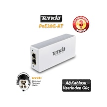 Tenda Poe30G-At Gigabit Poe Enjektörü 802.3Af/At Poe30G-At