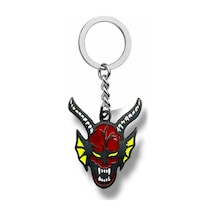 Stranger Things 4. Sezon Hellfire Club Kırmızı Renkli Metal Anahtarlık Unisex Aksesuar