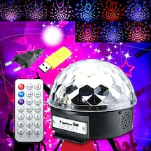 Go İthalat Küre Disko Topu Müzik Çalar Renkli Lazer Işıklı Bluetooth