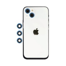 Apple İphone 14 Shine Kamera Lens - Mavi Belirtilmemiş
