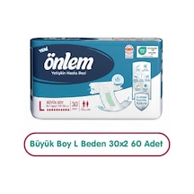 Önlem Hasta Bezi L Beden 30x2 60 Adet L Önlem Hasta Bezi L Beden 30x2 60 Adet L