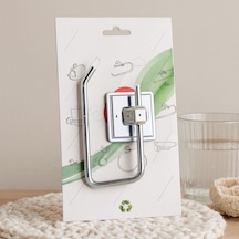 Metal Banyo Tuvalet Kağıtlığı Yapışkanlı Montaj Çok Renkli