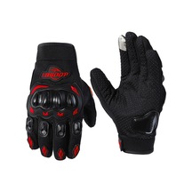 Bsddp Motosiklet Sürüş Eldiveni Rh-a0136: Çarpma Koruma, Dokunmatik Ekran Desteği, Kaymazsız Palmiye Ve Şok Emici - Kırmızı 2xl