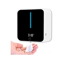 Dofolink Duvar Tipi Otomatik Köpük Sabun Dispenseri 400ml, Led Sıcaklık Gösterici, Kızılötesi Sensör, Dokunmadan, Banyo Akıllı Yıkama, Type-c Şarjlı Diğer