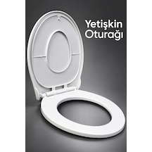 Lb Çift Kullanımlı Çocuk Ve Yetişkin Klozet Kapağı Çok Renkli