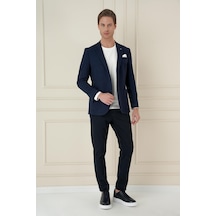 Efor C 695 Slim Fit Lacivert Spor Ceket Lacivert