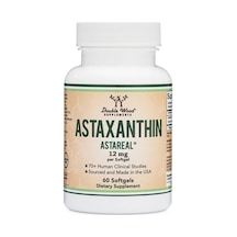 Astaxanthin 12 Mg 60 Softgels Astareal 70+ Human Clinical Studies