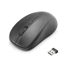 S500 Kablosuz Mouse Optik 1200 Dpi - Siyah Diğer