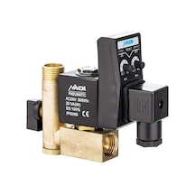 Geeroyoo Otomatik Zaman Ayarlı Pirinç Kondens Tahliye Valfi - 1/2 İnç Hava Kompresörü Filtresi İçin Çift Yönlü Solenoid Valf Çok Renkli