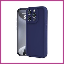 Gees Global Apple iPhone 16 Pro Max Uyumlu Kılıf Viera Silikon - Lacivert Gbzs