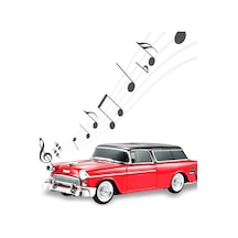 Klasik Araba Usb-tf-fm Radyo Bluetooth Hoparlör Dekoratif Müzik Kutusu Araba