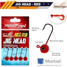 Portfish Jig Head Lrf Kırmızı Gözlü 5 Li Pkt (544729651)