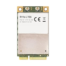 Mikrotik R11e-lte6 2g/3g/4g/lte Minipcı-e Kartı, 1/2/3/5/7/8/12/17/20/25/26/38/39/40/41n Bantları İçin Taşıyıcı Toplama Desteği 300 Mbps'ye Kadar -123471