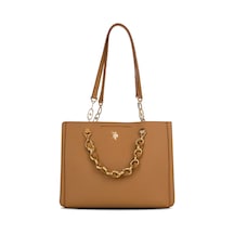 U.S. Polo Assn. U.s. Polo Assn. Kadın Omuz Çantası Camel Us26146 Günlük Şık Tasarım, Hafif Ve Kullanışlı