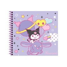 Kuromi 16 15 50 Yp. Çiz. Spiralli Sert Kapak Defter - No:3 Çok Renkli