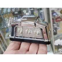 Krom Plaka Lambasi (2 Adet) -Ledli Krom Plaka Lambasi 12-24 Volt 533770274