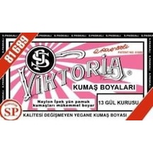 13 Gül Renk Kumaş Boyası Viktoria