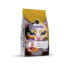 Petiva Kuzulu Yetişkin Kedi Maması 5 x 500 G
