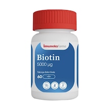 İmuneks Farma Biotin 5000 Mcg 60 Tablet İmuneks Farma Biotin 5000 Mcg 60 Tablet