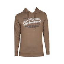 Jack & Jones Erkek Sweatshırt 12226943-otter 12226943-otter Kahverengi Kahverengi