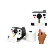 Mufunye Ev Ve Ofis İçin Kağıt Mendil Kutusu Kamera Şekilli Tuvalet Kağıdı Tutucusu