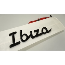 Seat Ibiza Uyumlu Yeni Nesil Siyah Abs 3m 3d Bagaj Yazı Logo Ürün