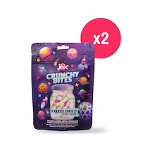 Crunchy Bites Dondurularak Kurutulmuş Çıtır Şekerler 2'li Paket Karışık Meyve Aromalı