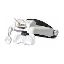 Nikula-3 Led Lambalı Şapka Tıp Büyüteç 3lensli- Mg81000s