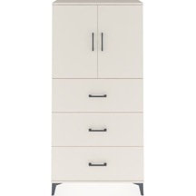 Arges Dolap 2 Raflı 3 Çekmeceli 2 Kapaklı 88x30x182 Aytaşı-ay... Aytaşı
