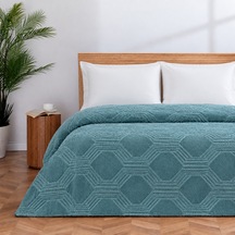Özdilek Battaniye Trendy Art Deco Atlantik Yeşil Çift Kişilik 220 X 240 Çok Renkli