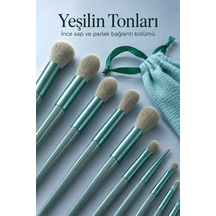 Umuşak Kıllı Estetik Tasarımlı 13'lü Makyaj Fırçası Seti Günlük Ve Profesyonel Kullanım - Lisinya