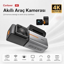 Carlover S2 4K Wifi Ön Arka Araç Kamerası