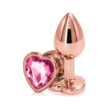 Erofoni Yeni Nesil Paslanmaz Alüminyum Alaşımlı 9 Cm Çelik Metal Taşlı Gold Anal   Plug