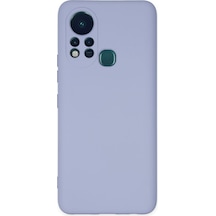 İnfinix Hot 11s İçi Kadife Kaplı Esnek Silikon Kapak Ryc/ Nano Lansman Lila