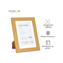 Vusıgn Vs652 Mdf Fotoğraf Çerçevesi 15x20 Cm Ahşap Masaüstü Ve Duvar Askılı Çerçeve
